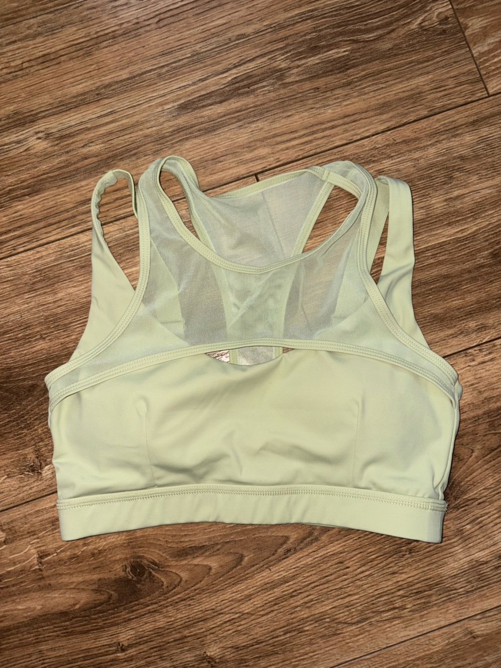 Lash next door Women’s Racerback Sports Bra - Light Green